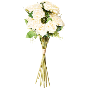 Beliani Artificial Flower Bouquet LAPAS 55 cm White Beliani Artificial Flower Bouquet LAPAS 55 cm White