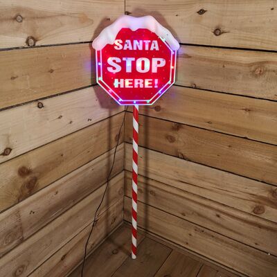 Premier Santa stop here Garden Patio - 110m - Sign Premier Santa stop here Garden Patio - 110m - Sign