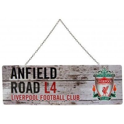 Liverpool FC Rustic Garden Sign Liverpool FC Rustic Garden Sign