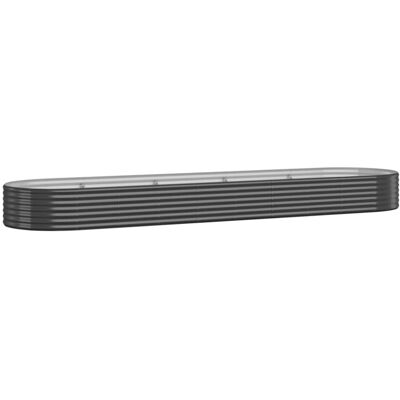 vidaXL Garden Planter 396x100x36 cm Anthracite - Garden Planter vidaXL Garden Planter 396x100x36 cm Anthracite - Garden Planter