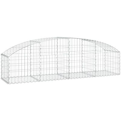 vidaXL Arched Gabion Basket - Garden Barrier vidaXL Arched Gabion Basket - Garden Barrier