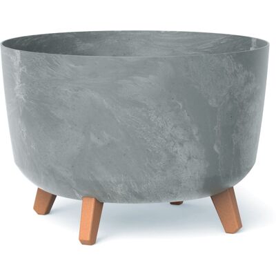 URBN Living - Round Concrete Look Planter - 400mm - Planter URBN Living - Round Concrete Look Planter - 400mm - Planter