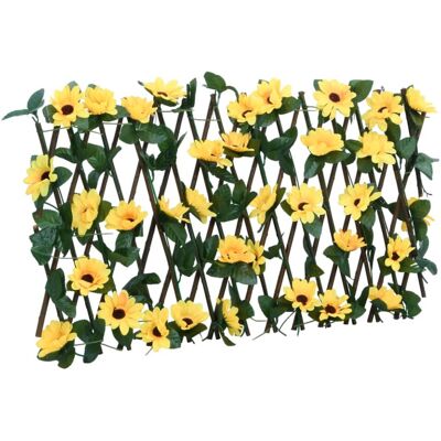 vidaXL Artificial Ivy Trellis Expandable Privacy Fence Screen - Garden Decor vidaXL Artificial Ivy Trellis Expandable Privacy Fence Screen - Garden Decor