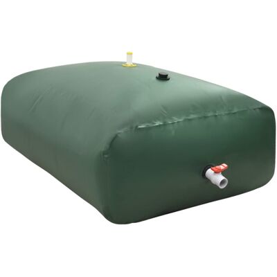 VidaXL - Collapsible Water Tank - Green - PVC - Water Tank VidaXL - Collapsible Water Tank - Green - PVC - Water Tank
