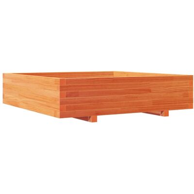 vidaXL Garden Planter Wax Brown 100x100x26.5 cm - Garden Planter vidaXL Garden Planter Wax Brown 100x100x26.5 cm - Garden Planter