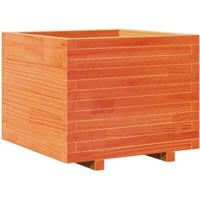 vidaXL Garden Planter Wax Brown Solid Wood Pine - Garden Planter vidaXL Garden Planter Wax Brown Solid Wood Pine - Garden Planter