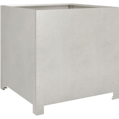 vidaXL Garden Planter 50x50x50 cm Stainless Steel - Garden Planter vidaXL Garden Planter 50x50x50 cm Stainless Steel - Garden Planter