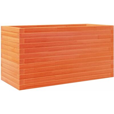 vidaXL Garden Planter Wax Brown 90x40x45.5 cm - Garden Planter vidaXL Garden Planter Wax Brown 90x40x45.5 cm - Garden Planter