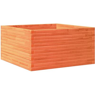 vidaXL Garden Planter Wax Brown 90x90x46 cm Garden Plant Pot Wooden Outdoor vidaXL Garden Planter Wax Brown 90x90x46 cm Garden Plant Pot Wooden Outdoor