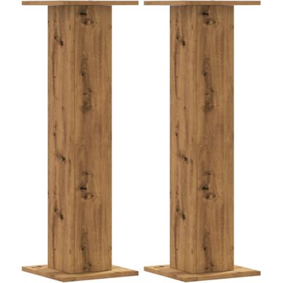 vidaXL Oak Plant Stand 2 pcs - Garden Plant Pot Holder - 30x30x95 cm vidaXL Oak Plant Stand 2 pcs - Garden Plant Pot Holder - 30x30x95 cm