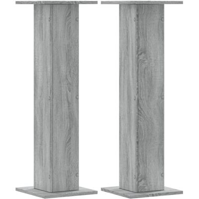 vidaXL Plant Stand Grey Sonoma 30x30x95 cm Engineered Wood - Plant Stand vidaXL Plant Stand Grey Sonoma 30x30x95 cm Engineered Wood - Plant Stand