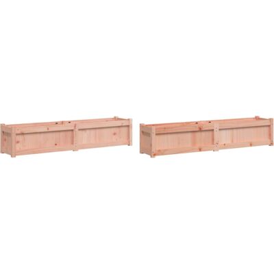 vidaXL Garden Planters - 2 pcs Solid Wood Douglas - Garden Planters vidaXL Garden Planters - 2 pcs Solid Wood Douglas - Garden Planters