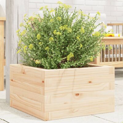 vidaXL Garden Planter 40x40x23 cm Solid Wood Pine - Garden Planter vidaXL Garden Planter 40x40x23 cm Solid Wood Pine - Garden Planter