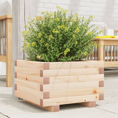 vidaXL Garden Planter Outdoor Flower Pot Patio Planter Pot Solid Wood Pine vidaXL Garden Planter Outdoor Flower Pot Patio Planter Pot Solid Wood Pine