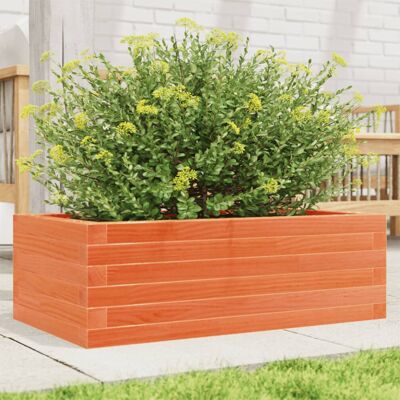 vidaXL Pine Wood Planter - Rustic 70x40x23 cm vidaXL Pine Wood Planter - Rustic 70x40x23 cm