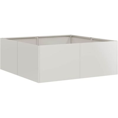 vidaXL Stainless Steel 80x80x30 cm Garden Planter - Outdoor Flower Pot vidaXL Stainless Steel 80x80x30 cm Garden Planter - Outdoor Flower Pot