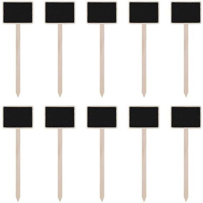 Kricely (As show, One size) ULTNICE 10 PCS Durable Mini Wooden Chalkboard Creative Black Kricely (As show, One size) ULTNICE 10 PCS Durable Mini Wooden Chalkboard Creative Black