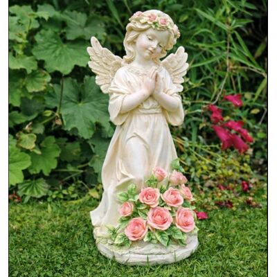 Unbranded Solar Garden Ornament Cherub Angel Statue Outdoor Fairy Figurine with LED Light Unbranded Solar Garden Ornament Cherub Angel Statue Outdoor Fairy Figurine with LED Light