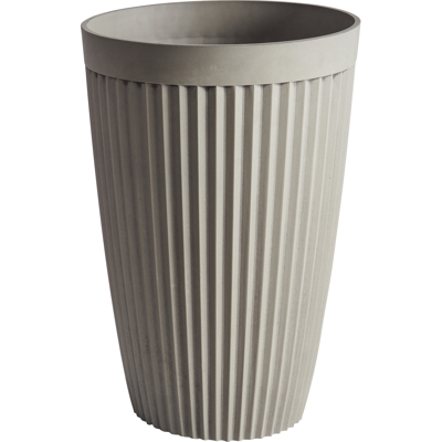 Beliani Large Stone-Polyresin Flower Pot - Plant Container Beliani Large Stone-Polyresin Flower Pot - Plant Container