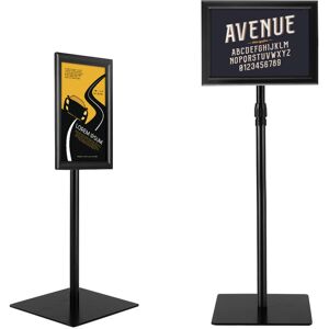 Costway A4 Height-Adjustable Pedestal Poster Stand Portable Floor Sign Costway A4 Height-Adjustable Pedestal Poster Stand Portable Floor Sign