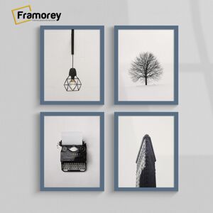 Framorey (40x60 CM) Dark Grey Picture Frame / Wall Art Frames / Flat Wooden Effect Poster Framorey (40x60 CM) Dark Grey Picture Frame / Wall Art Frames / Flat Wooden Effect Poster