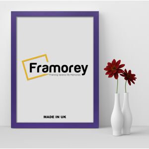Framorey (12x10 Inch) Purple Picture Frame / Wall Art Frames / Flat Wooden Effect Poster Framorey (12x10 Inch) Purple Picture Frame / Wall Art Frames / Flat Wooden Effect Poster