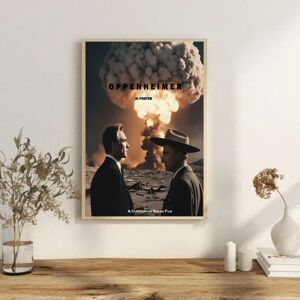 nobrand (z4, 21x30cm No Frame) Movie Oppenheimer DIY Sticky Poster Fancy Wall Sticker fo nobrand (z4, 21x30cm No Frame) Movie Oppenheimer DIY Sticky Poster Fancy Wall Sticker fo