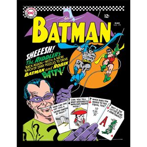 GROUP-TB-TOMÁS-BODERO-GROUP Batman (The Riddler) Framed 30 x 40cm Print GROUP-TB-TOMÁS-BODERO-GROUP Batman (The Riddler) Framed 30 x 40cm Print