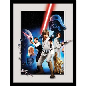 Star Wars Montage Framed Print Star Wars Montage Framed Print