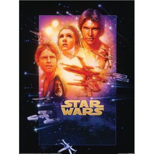 Star Wars Episode IV Movie Poster Print Star Wars Episode IV Movie Poster Print