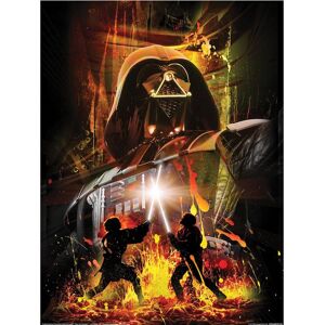 Star Wars Episode III Epic Battle Print Star Wars Episode III Epic Battle Print