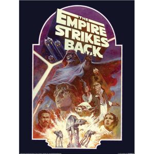 Star Wars Empire Strikes Back Block Print Star Wars Empire Strikes Back Block Print