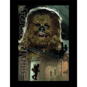 Star Wars Chewy Key Art Framed Poster Star Wars Chewy Key Art Framed Poster