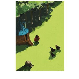 (80cm x 60cm, Green) Harry Potter An Old Friend Print (80cm x 60cm, Green) Harry Potter An Old Friend Print