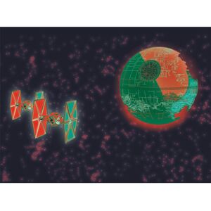 Star Wars Digital Moonlight Death Star Framed Canvas Print Star Wars Digital Moonlight Death Star Framed Canvas Print