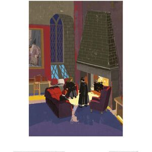 (40cm x 30cm, Multicoloured) Harry Potter The Common Room Print (40cm x 30cm, Multicoloured) Harry Potter The Common Room Print