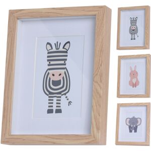 Carousel Home Set of 3 Kids Framed Animal Pictures Children's 3 Piece Animal Wall Art 22x17cm Carousel Home Set of 3 Kids Framed Animal Pictures Children's 3 Piece Animal Wall Art 22x17cm