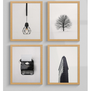 Framorey (120x80 CM) Oak Picture Frame / Wall Art Frames / Flat Wooden Effect Poster Fram Framorey (120x80 CM) Oak Picture Frame / Wall Art Frames / Flat Wooden Effect Poster Fram