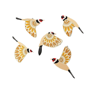 merkkitön 5Pcs Wooden Bird Wall Art Wood Flying Birds Wall Decor Yellow merkkitön 5Pcs Wooden Bird Wall Art Wood Flying Birds Wall Decor Yellow