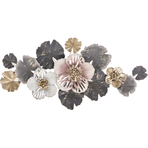 Beliani Wall Decor Flower MOLYBDENIUM Metal 60 cm Multicolour Beliani Wall Decor Flower MOLYBDENIUM Metal 60 cm Multicolour