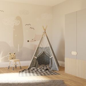Superfresco Easy Scandi Animals Grey Print To Order 3m x 2.8m Mural Wallpaper Superfresco Easy Scandi Animals Grey Print To Order 3m x 2.8m Mural Wallpaper