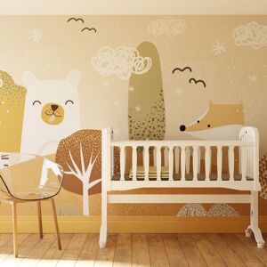 Superfresco Easy Scandi Animals Rust Print To Order 3m x 2.8m Mural Wallpaper Superfresco Easy Scandi Animals Rust Print To Order 3m x 2.8m Mural Wallpaper