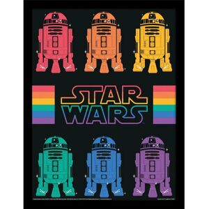 Star Wars Pride Rainbow R2-D2 Poster Star Wars Pride Rainbow R2-D2 Poster