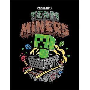 Minecraft Team Miners Framed Poster Minecraft Team Miners Framed Poster