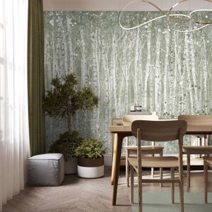 Superfresco Easy Painterly Woods Sage Print To Order 3m x 2.8m Mural Wallpaper Superfresco Easy Painterly Woods Sage Print To Order 3m x 2.8m Mural Wallpaper