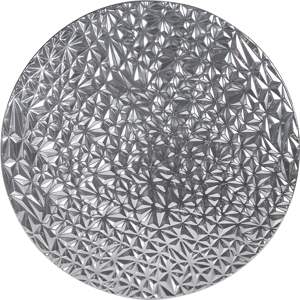 Beliani - Silver Metal Wall Decor - 59x59cm - Glamorous Finish Beliani - Silver Metal Wall Decor - 59x59cm - Glamorous Finish