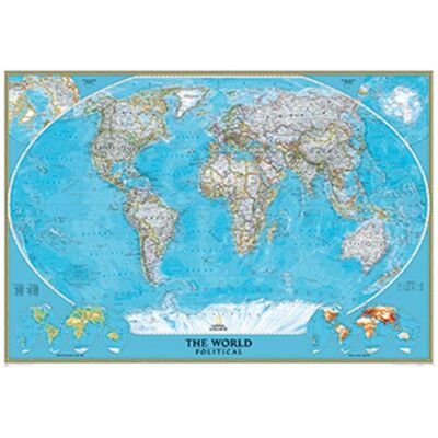 National Geographic World Mural Map National Geographic World Mural Map