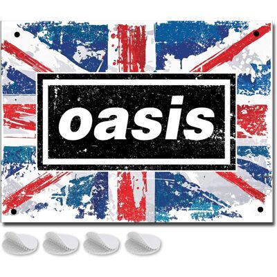 Swift Gift Oasis Merchandise Metal Poster Wall Art Room Decor - Band Merch UK 20 x 15mm Wal Swift Gift Oasis Merchandise Metal Poster Wall Art Room Decor - Band Merch UK 20 x 15mm Wal