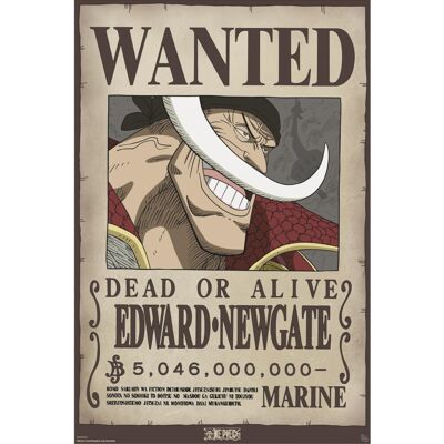 GB eye One Piece Wanted Whitebeard 61 x 91.5cm / 24.2 x 35.8 inches Maxi Poster GB eye One Piece Wanted Whitebeard 61 x 91.5cm / 24.2 x 35.8 inches Maxi Poster