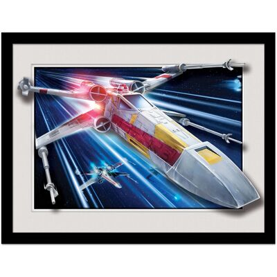 Star Wars Breakout X-Wing Framed Poster Star Wars Breakout X-Wing Framed Poster